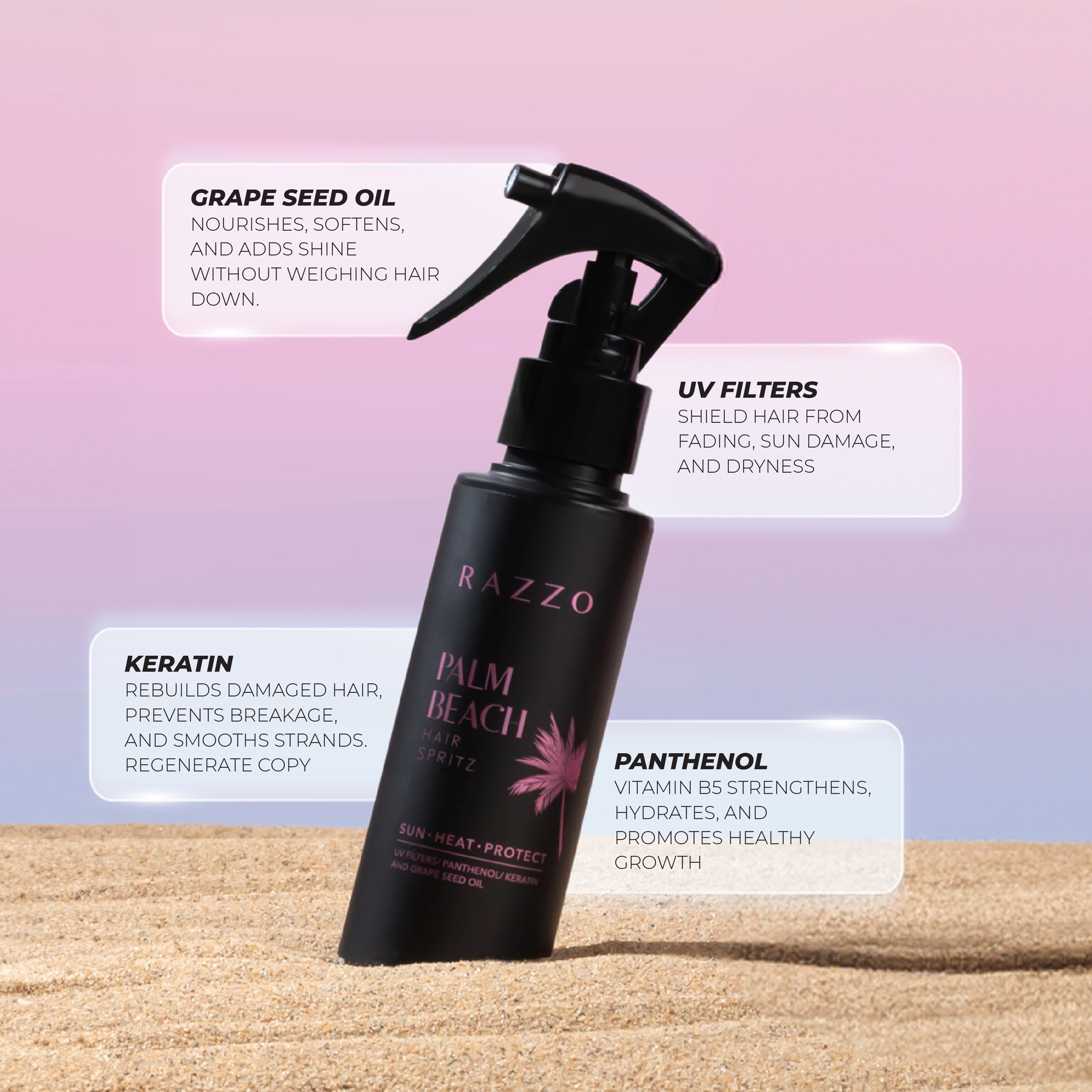 PALM BEACH HAIR SPRITZ | RAZZO Haircare